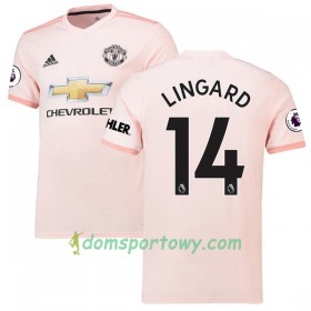 Koszulka Manchester United Jesse Lingard 14 Wyjazdowe Koszulki Piłkarskie 2018-2019 Krótki Rękaw